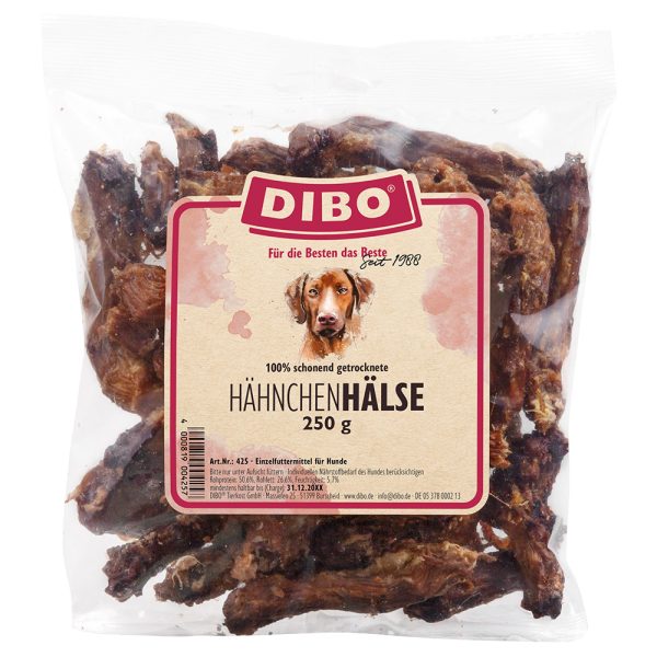 3x250g Dibo Premium Haantjesnek Hondensnacks