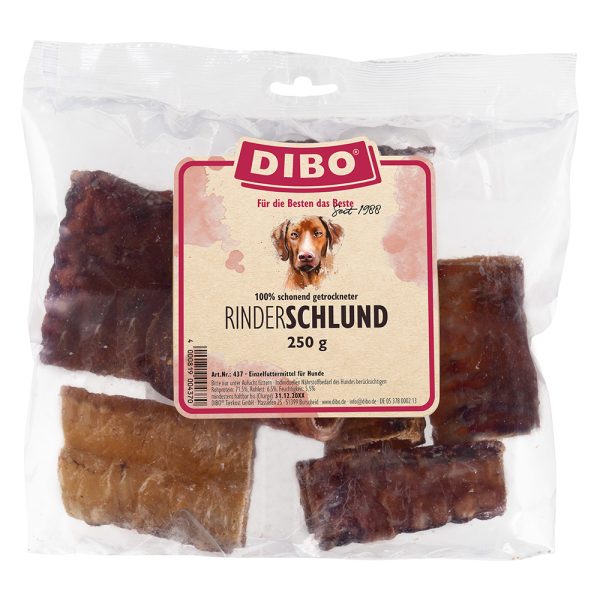 250g Dibo Premium Runderluchtpijp Hondensnacks