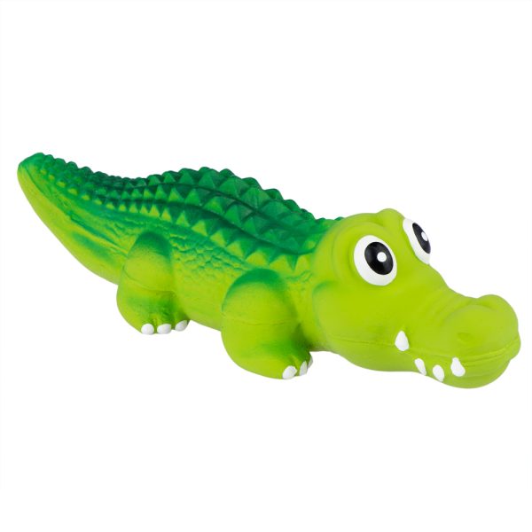 Hondenspeelgoed Latex Crocodylus - ca. L 20 x B 6 x H 5 cm