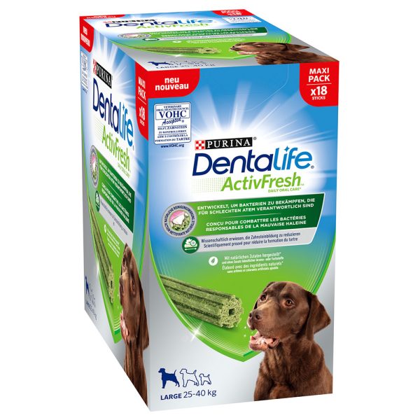 18 Stuks Purina Dentalife Active Fresh Gebitsverzorgingssnacks Grote Honden
