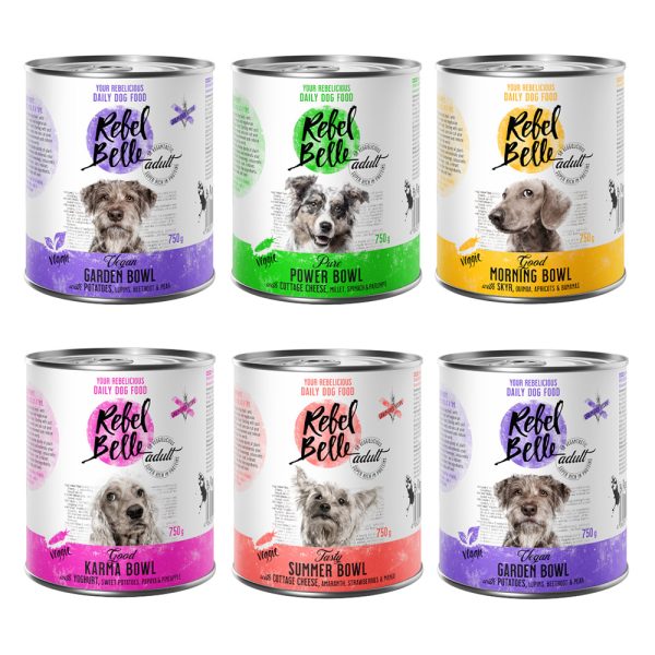 24 x 375 g / 24 x 750 g Rebel Belle – nu voor een speciale prijs! - Vegan mix 2 (24x750g)