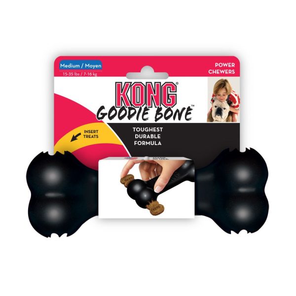 2 stuks Kong Extreme Goodie Bone M Hondenspeelgoed
