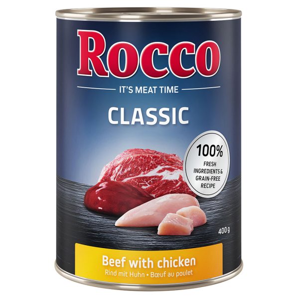 24x400g Rund met Kip Rocco Classic Hondenvoer