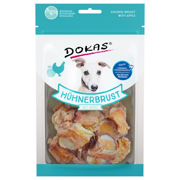 3x70g Kauwsnack Kip met Appel Dokas Hondensnacks