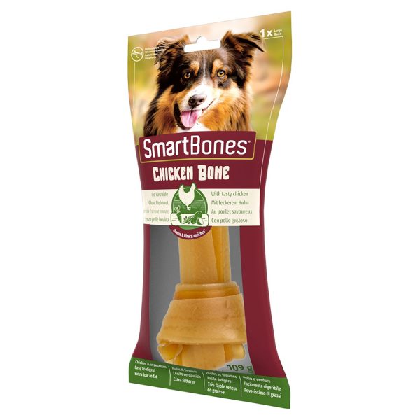 1 Stuks SmartBones Hondenbot kip voor grote honden hondensnacks