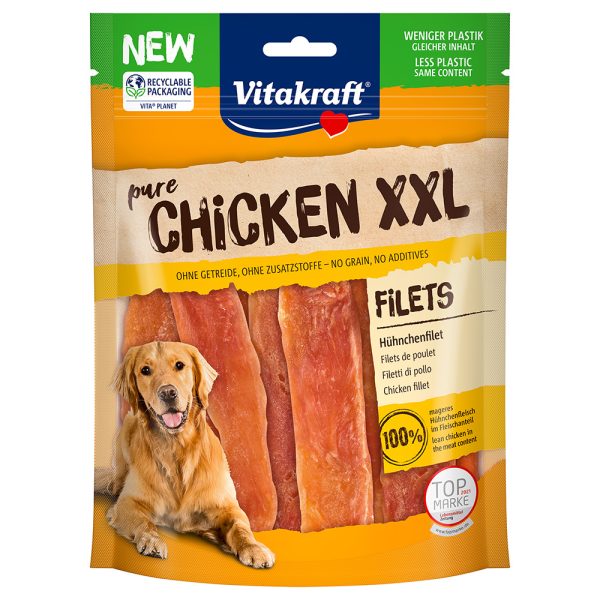 2x250g Chicken Kipfilets XXL Vitakraft Hondensnacks
