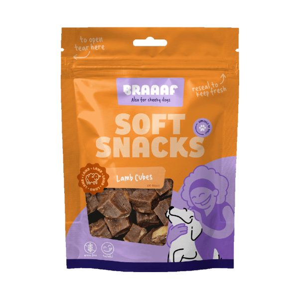 Braaaf Lamsbiefstuk Blokjes -  85 g