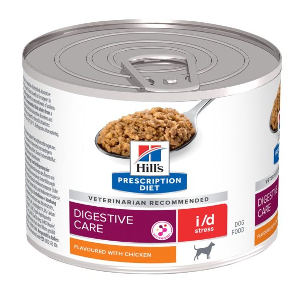 12x 200 g Hill's Prescription Diet i/d Stress met Kip hondenvoer nat