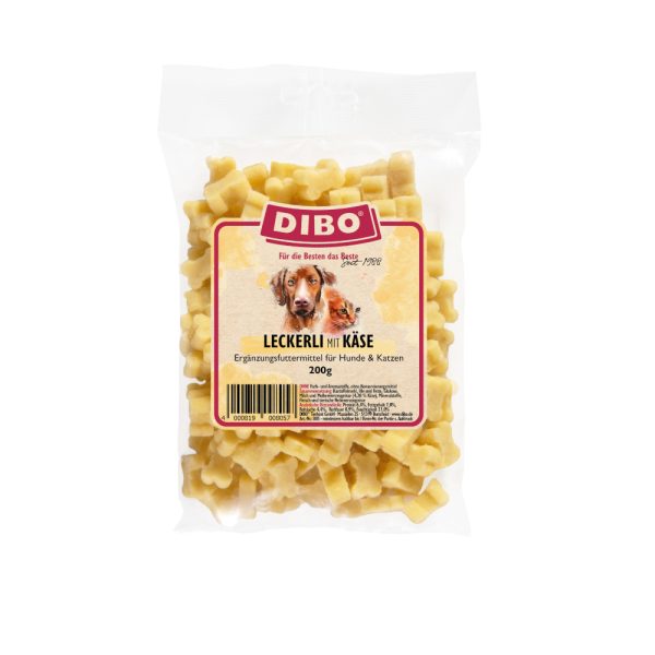 6 x 200 g DIBO Snacks met kaas Hondensnacks