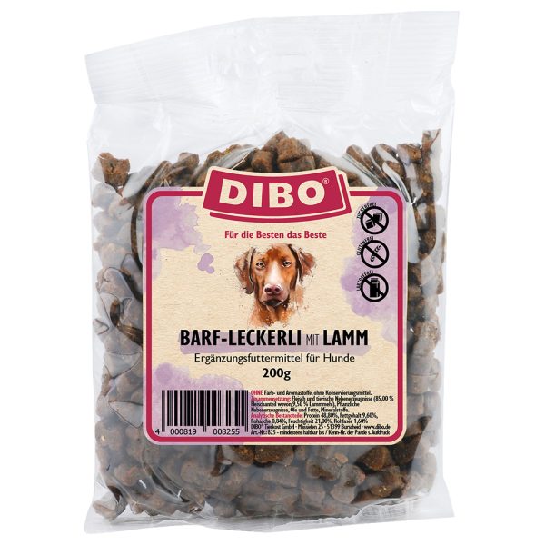 200 g DIBO BARF-snoepjes met lam hondensnacks