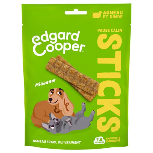 75g Edgard & Cooper Dog Strips Lam en Kalkoen hondensnacks