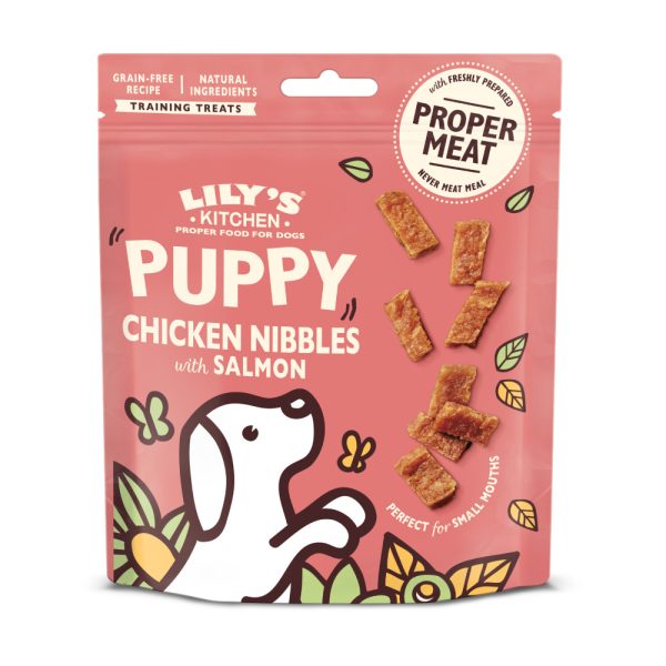 Voordeelpakket: 3x70g Lily's Kitchen Puppy hapjes met kip & zalm hondensnacks