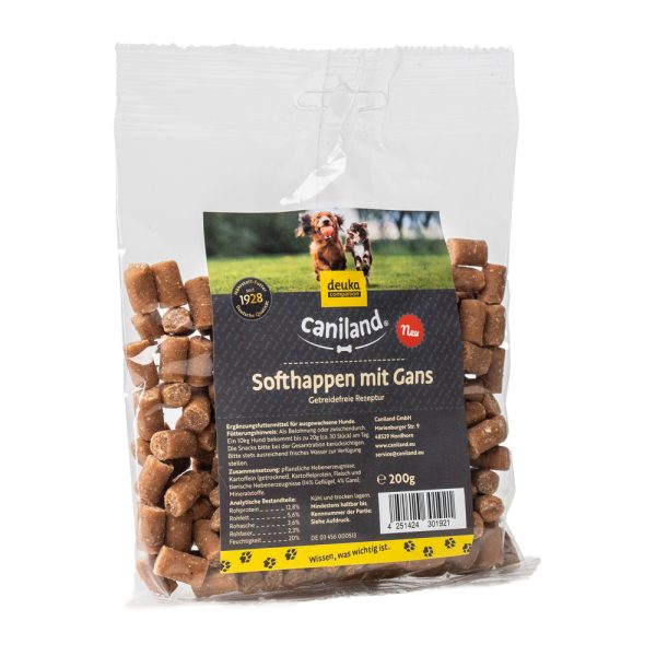 200g Caniland soft bites graanvrij met ganzen hondensnacks