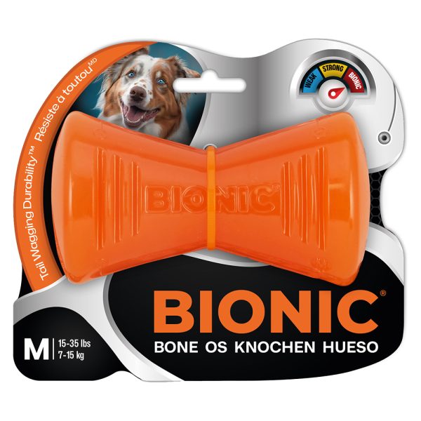 BIONIC kauwbot maat M: 15x5.3x13cm hondenspeeltje