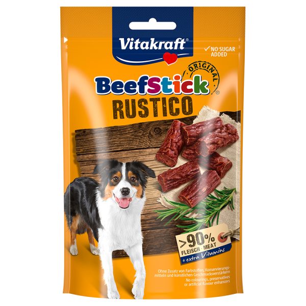 55g Vitakraft Rundvlees Sticks Rustico hondensnacks
