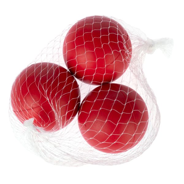 3x zooplus Basics rubberen ballen voor honden Ø5cm