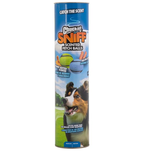 Chuckit! Sniff Fetch Balls bus 4 stuks (Ø6,5cm) honden