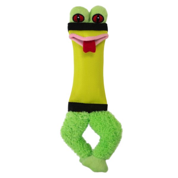 Hyper Pet Fire Hose Friends kikker - 1 stuk hondenspeeltje