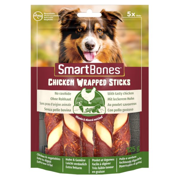 5st SmartBones Verpakt Sticks Kip Hondensnacks
