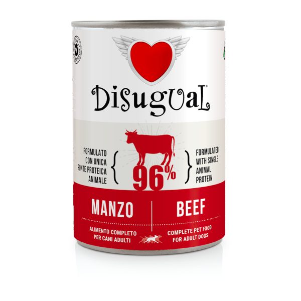 24x400g Disugual Adult Rund natvoer voor honden