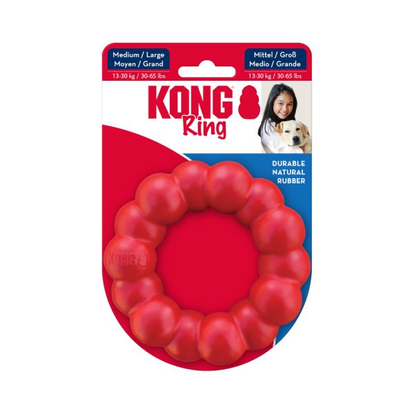 KONG Ring Rood Gr. M/LØ 10,8 x H 3,18 cm