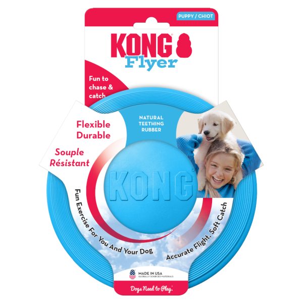 Kong Puppy Vlieger Gr. S ca. Ø 18 x H 2 cm Hondenspeeltje