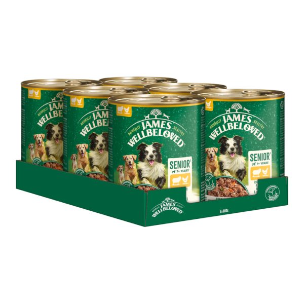 15 % korting! James Wellbeloved natvoer voor honden 12 x90 g/6x 400 g en 6 x 800 g