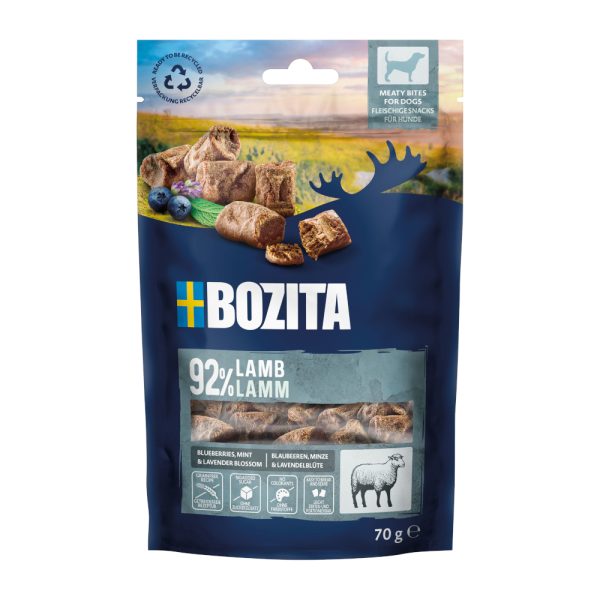 70g Bozita Meaty Bites Lam hondensnacks