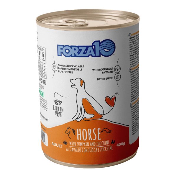 12x400g Forza10 Onderhoudspaard Pompoen natvoer voor honden