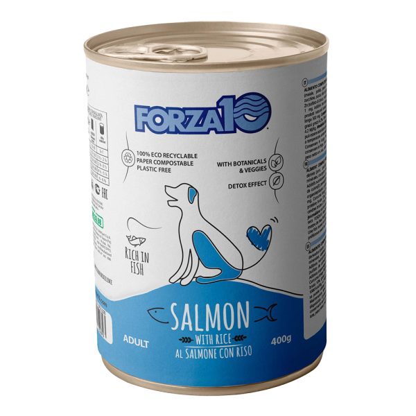 12x400g Forza10 Onderhoud Zalm Rijst natvoer voor honden