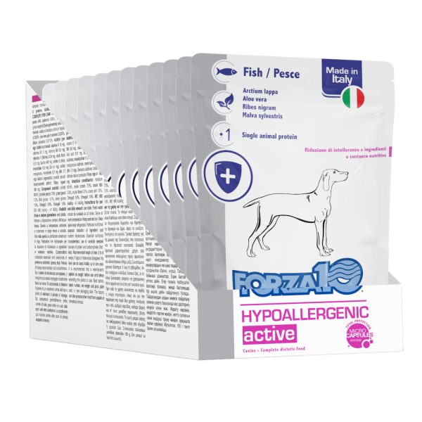 24x100g Forza 10 ActiWet Hypoallergeen Vis natvoer voor honden