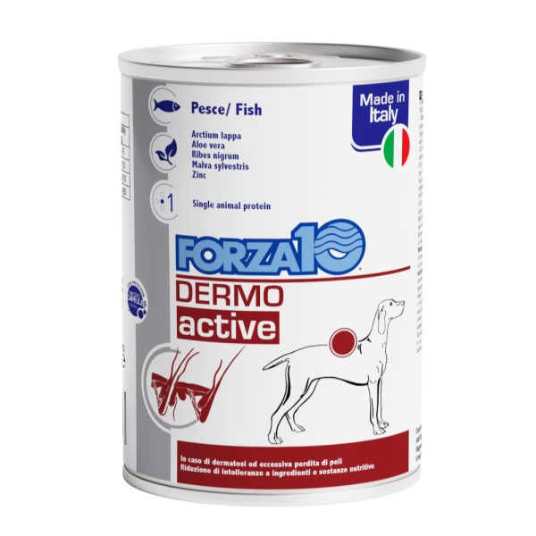 6x390g Forza10 Active Line Dermo met vis natvoer voor honden
