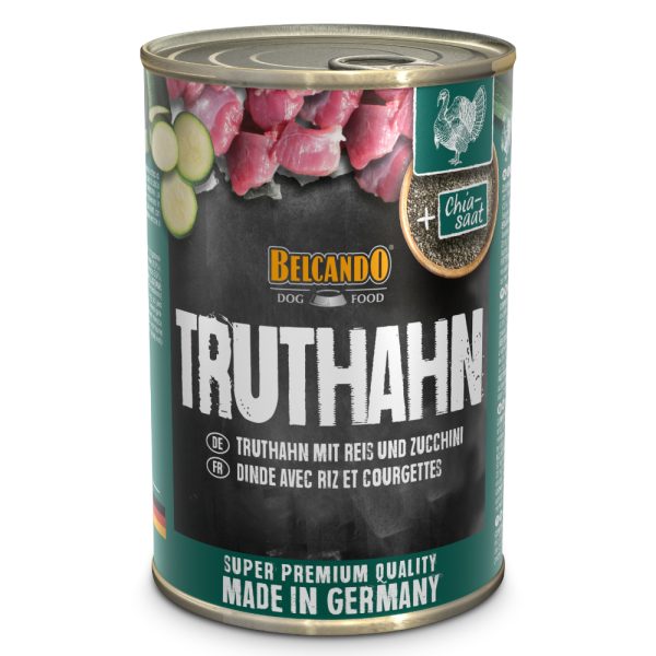 1 x 400 g Belcando Super Premium Kalkoen met rijst & courgette Hondenvoer