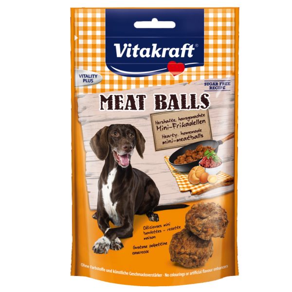 2x80g Gehaktballetjes Vitakraft Hondensnacks