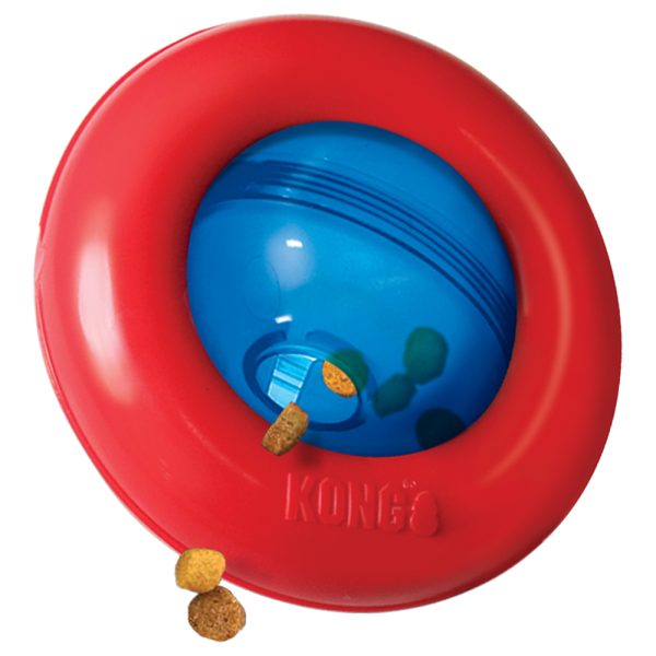 2 stuks KONG Gyro Maat L Tuimelend Voerspeeltje Hondenspeelgoed