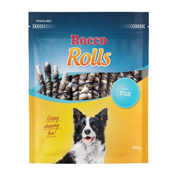 12x200g Vis Rocco Rolls Hondensnacks