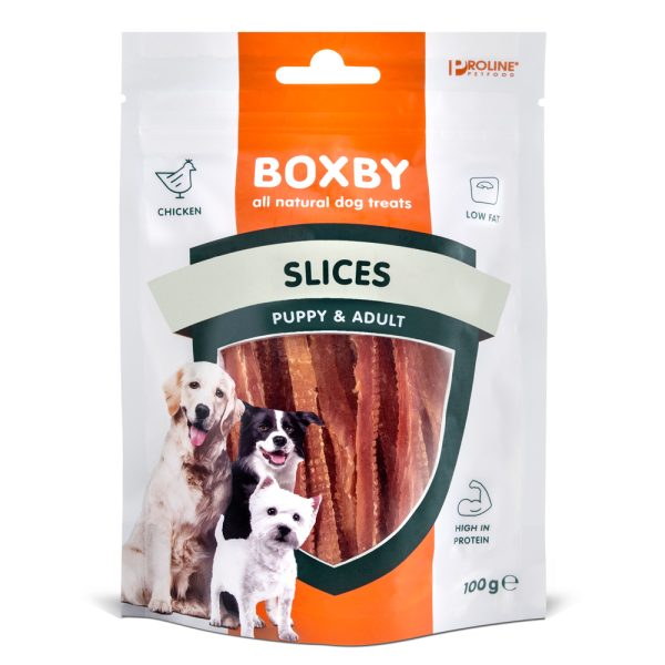 3x100g Slices Boxby Hondensnacks