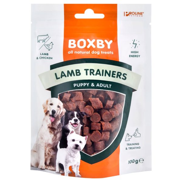 3x100g Lamb Trainers Boxby Hondensnacks
