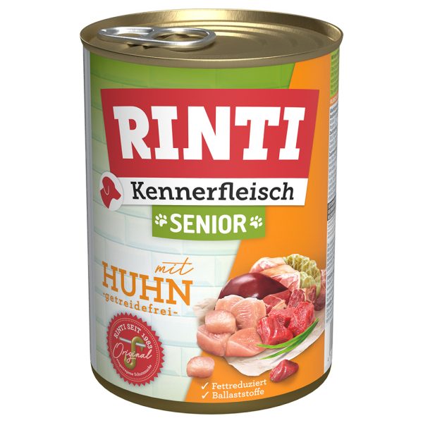 1x400g "Kennerfleisch" Senior: Kip RINTI Hondenvoer