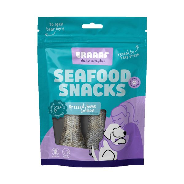 2 stuks Vis Bot Kauwbot 12 cm Braaaf Hondensnacks
