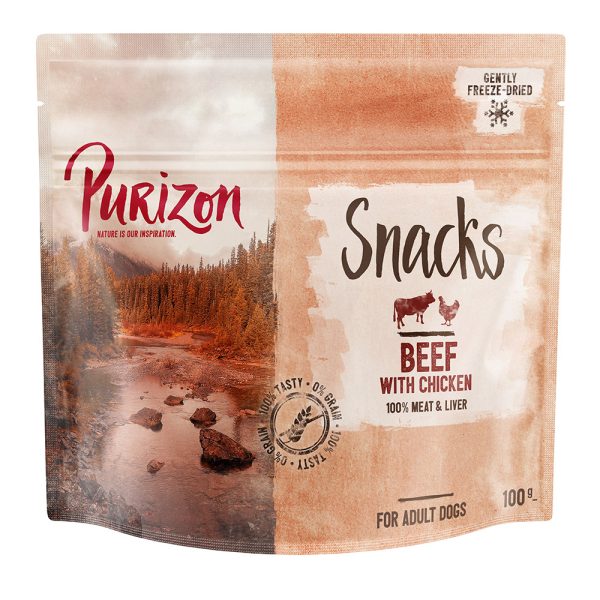 100g Rund & Kip Purizon Hondensnacks