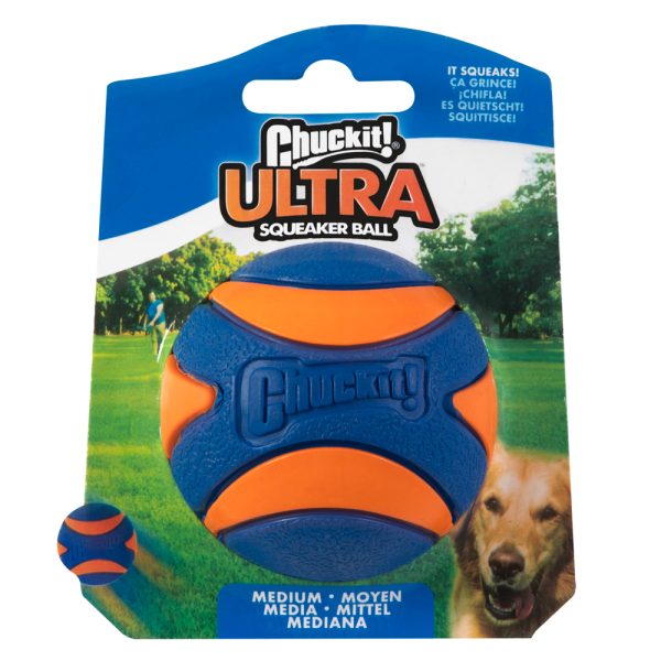 - M: Ø 6,4 cm - Chuckit! Ultra Squeaker Ball