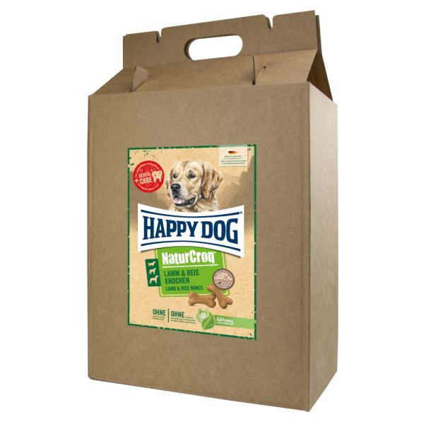 5kg Happy Dog NaturCroq bot met lam en rijst hondensnack