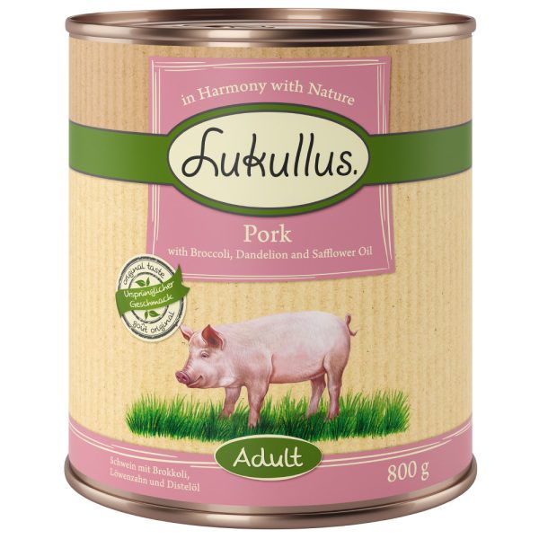Lukullus Naturkost Adult en Senior - Adult Varken (graanvrij)