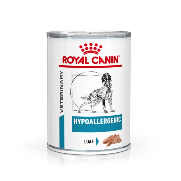24 x 400 g Hypoallergenic Mousse Royal Canin Veterinary Hondenvoer