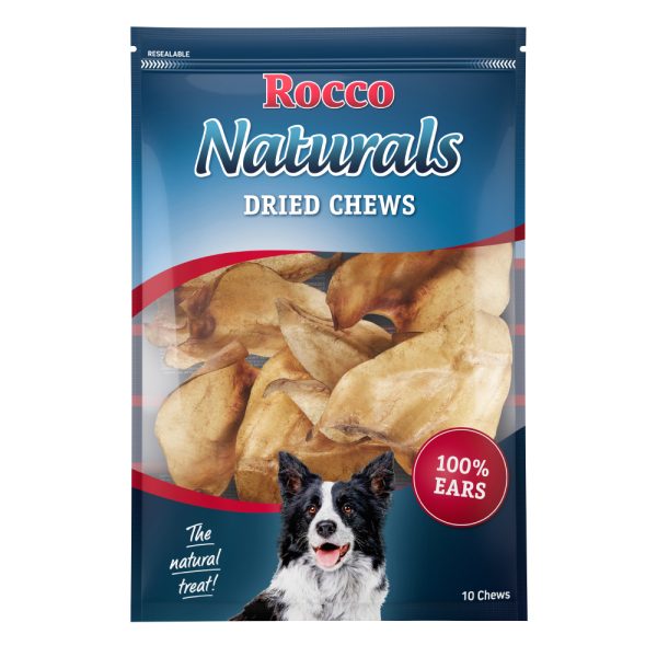 100 stuks Runderoren Natuur Rocco Hondensnack