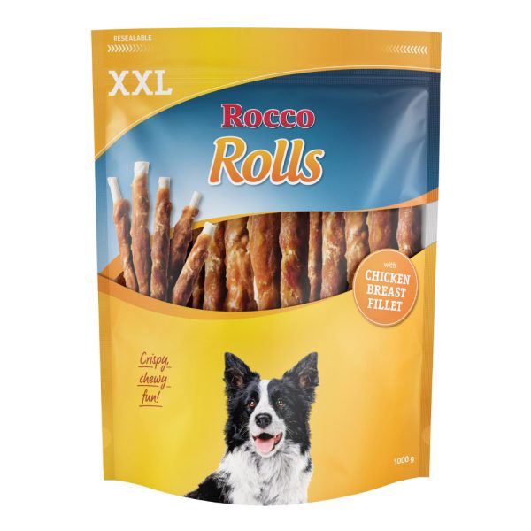 1kg Rolls Kipfilet Rocco Hondensnacks