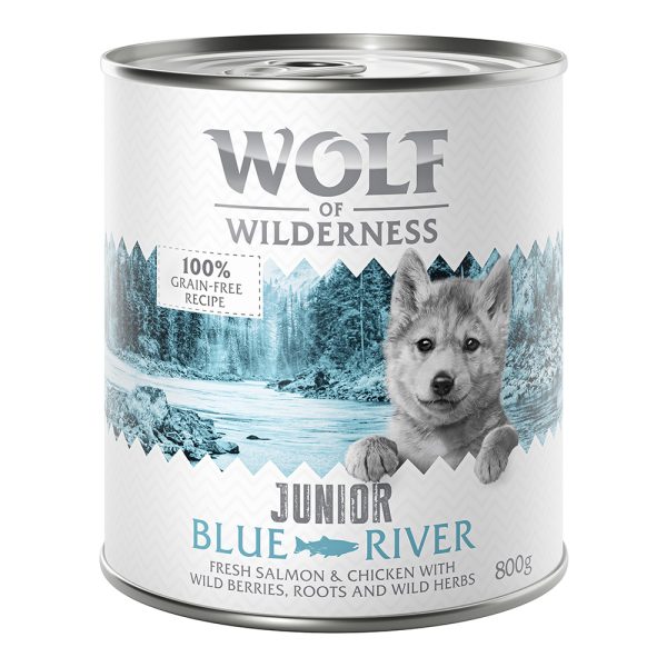 12x800g Wolf of Wilderness Honden Natvoer