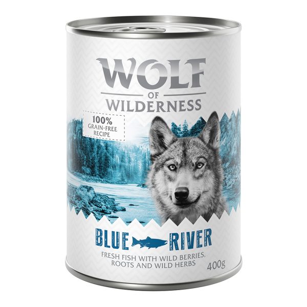 6 x 400 g Blue River - Vis Hondenvoer