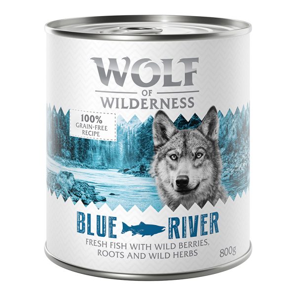 12x800g Wolf of Wilderness Honden Natvoer